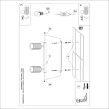 Design Deckenleuchte KARBON 2 – 2-flammig & Schwenkbar
