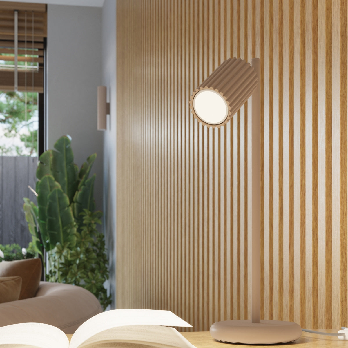 3-flammiger Deckenstrahler KARBON – Rund & Schwenkbar