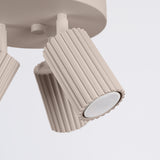 3-flammiger Deckenstrahler KARBON – Rund & Schwenkbar