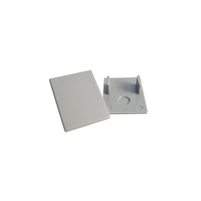 Endstück M20-EH für hohe Abdeckung für Aufbauprofil MICRO 20 (1 Stk.)