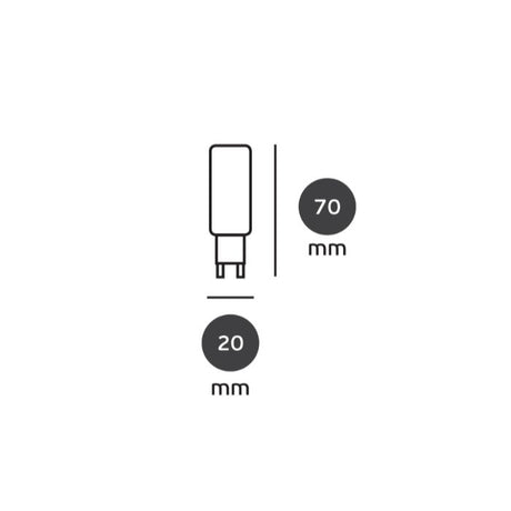 LED Retrofit G9 8W 230V-Luxomo Leuchten
