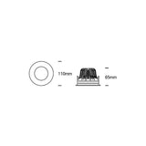 UCA 2 LED Einbaudownlight-Luxomo Leuchten