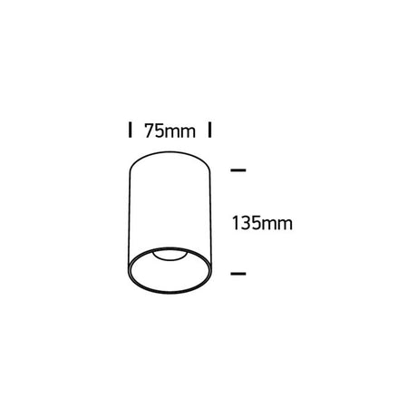 MERLOT Deckenleuchte 13,5 cm-Luxomo Leuchten