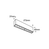 NISTA LED Decken-Aufbaustrahler rechteckig — Darklight