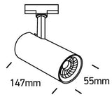 KNOX S LED Stromschienenstrahler-Luxomo Leuchten