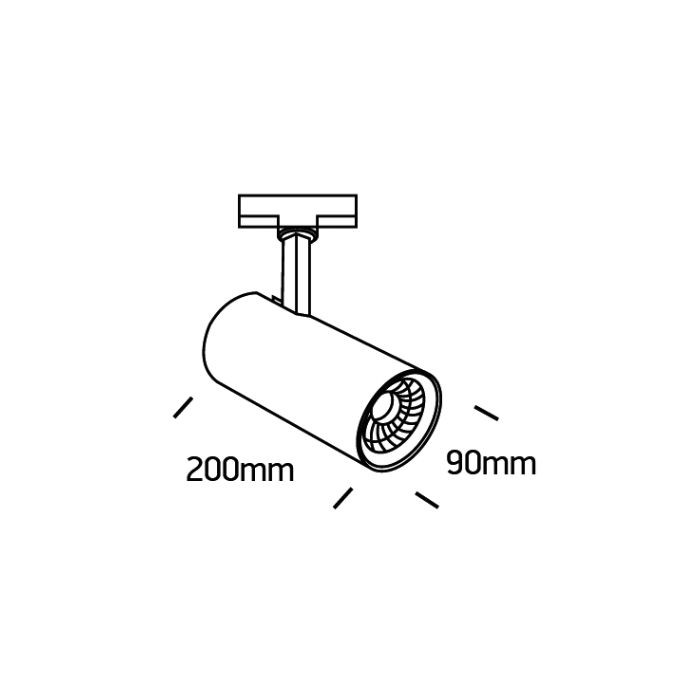 KNOX L LED Stromschienenstrahler-Luxomo Leuchten