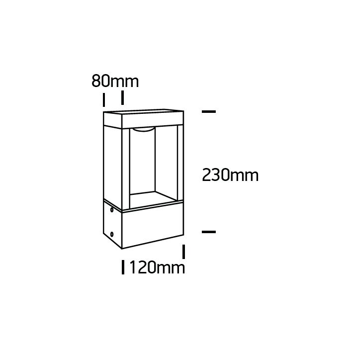 MALO LED Pollerleuchte-Luxomo Leuchten