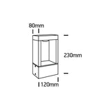 MALO LED Pollerleuchte-Luxomo Leuchten