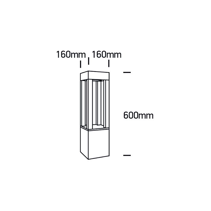 DESS LED Pollerleuchte-Luxomo Leuchten