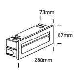 INCASSO L LED Wandeinbauleuchte-Luxomo Leuchten