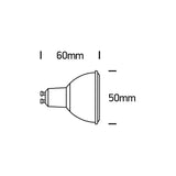 LED Retrofit GU10 6W 230V 60° Wabenraster-Luxomo Leuchten