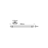 BIRLO Feuchtraum-/Wannenleuchte für LED Tube 230V-Luxomo Leuchten