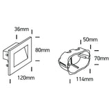 LEILANI M/L LED Wandeinbauleuchte-Luxomo Leuchten