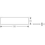 MODUL FOUR EL 1 LED Rasterleuchte schmal lang